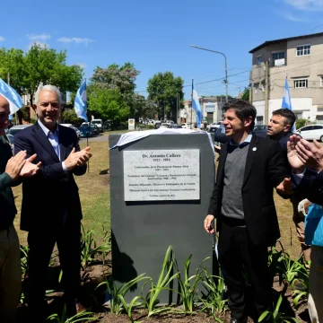 La Plata | Alak Inaugura la Diagonal 74 en honor a Antonio Cafiero