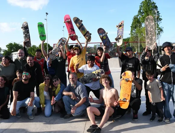 Morón | el municipio inaugura nueva pista de skate, proyecto del Presupuesto Participativo 2023