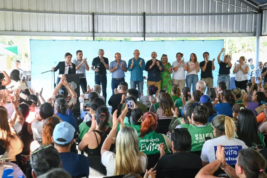 Kicillof en Ensenada | llamó a la unidad del PJ y advirtió contra las disputas internas
