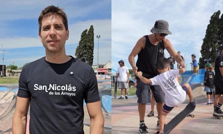 San Nicolás | Passaglia destacó la renovación del skatepark