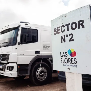 Las Flores | refuerzan la seguridad con un sistema de vigilancia en su nueva Playa de Camiones