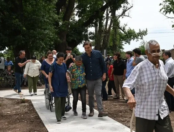 Luján | inauguraron un circuito aeróbico en el Hogar Granja Padre Varela