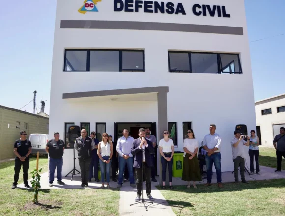 25 de Mayo | Inauguran nueva oficina de Defensa Civil y Sala de Primeros Auxilios