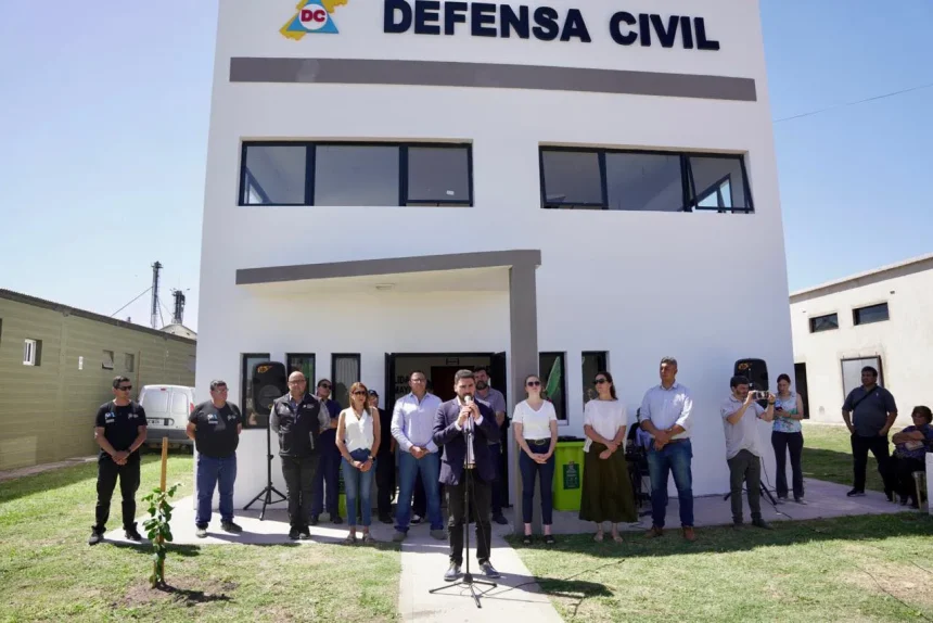25 de Mayo | Inauguran nueva oficina de Defensa Civil y Sala de Primeros Auxilios