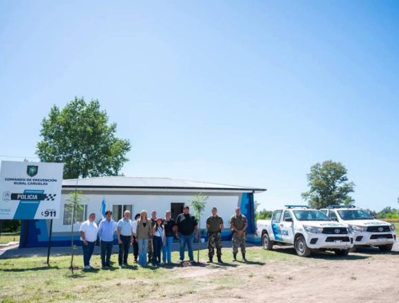 Cañuelas | Fassi inaugura un nuevo Comando de Prevención Rural en la Ruta 3