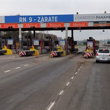 Suben los peajes en Buenos Aires, Entre Ríos y Corrientes por orden de Vialidad Nacional