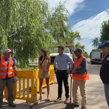 Bolívar | Avanzan las obras municipales en el Parque Industrial y Barrio Los Tilos