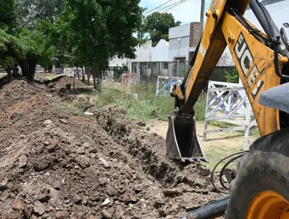 Luján | Comenzó la construcción de la nueva red de agua potable en Cortinez