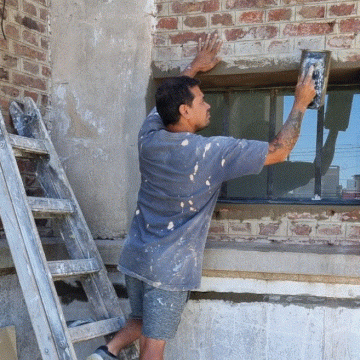 Rojas | Avanzan las obras de refacción en el Centro Educativo y Cultural Obras Sanitarias