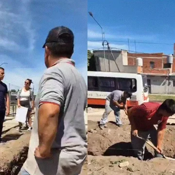 Lanús | Julián Álvarez visitó las obras en marcha del Parque Lineal del Oeste