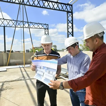 Malvinas Argentinas | Nardini celebró el progreso de la construcción del nuevo edificio para la Escuela Secundaria N°33 de Los Polvorines