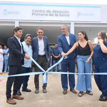 Navarro | Diz acompañó la inauguración de un nuevo Centro de Atención Primaria de la Salud