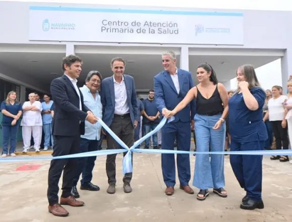 Navarro | Diz acompañó la inauguración de un nuevo Centro de Atención Primaria de la Salud