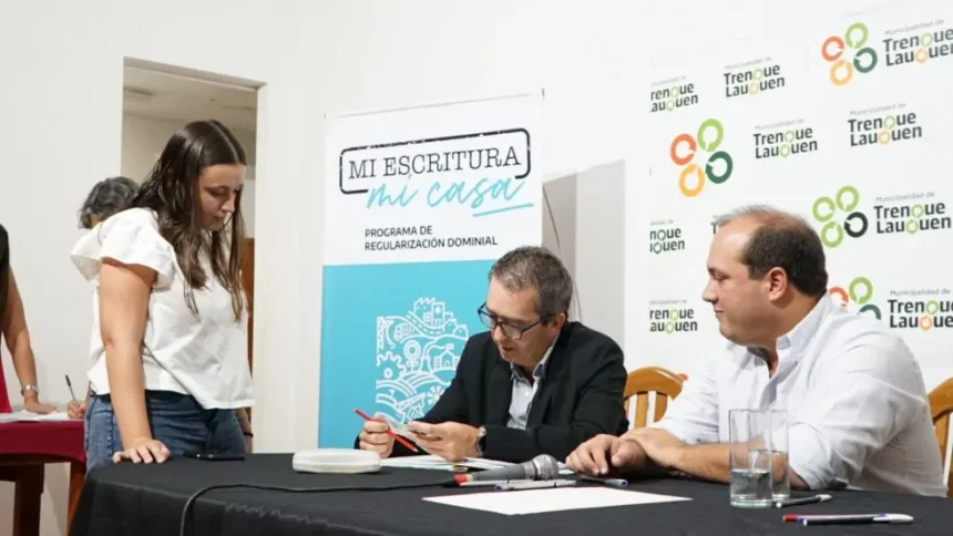 Trenque Lauquen | se firmaron 56 escrituras para garantizar la seguridad jurídica de vecinos