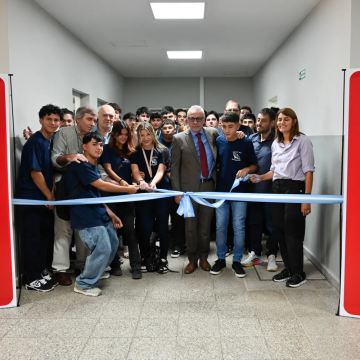 Tigre | Zamora inauguró la ampliación final de la Escuela Técnica N°2