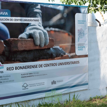 Rivadavia | comenzó la construcción del nuevo Centro Universitario en América