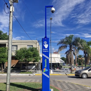 Ramallo | instalaron nuevos Tótems de Seguridad