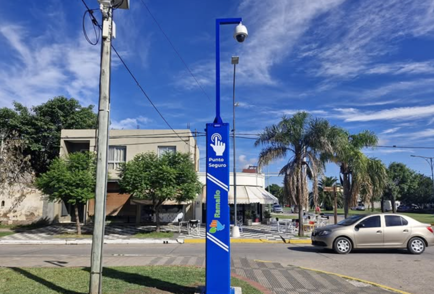 Ramallo | instalaron nuevos Tótems de Seguridad