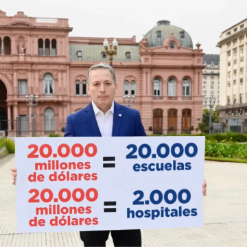 Esteban Echeverría | Fernando Gray criticó el préstamo con el FMI: “Podrían hacer miles de hospitales y escuelas en vez de sostener la timba financiera”