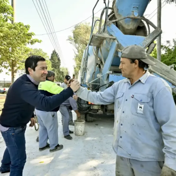 Malvinas Argentinas | Nardini recorrió los avances de la obra de repavimentación sobre la Avenida Olivos