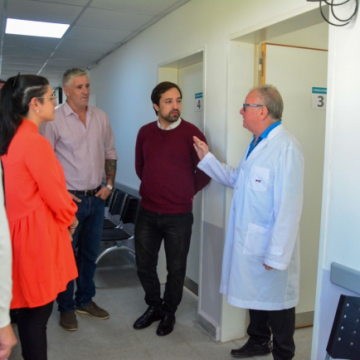 Navarro | Recorrida oficial por el nuevo CAPS y el Hospital Municipal