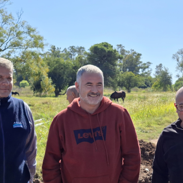 Ramallo | Se inició una obra de extensión de la red cloacal en el barrio Pinar del Río