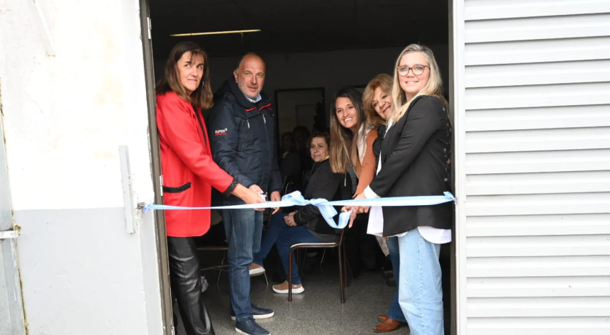 Tres Arroyos | se inauguró el playón de la Escuela N°48