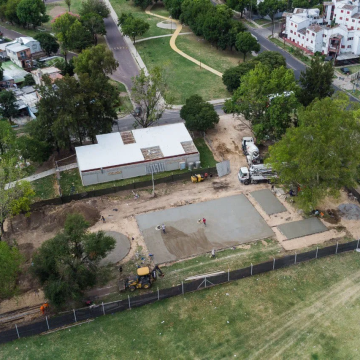 Lanús | Avanzan nuevas obras en el Parque Lineal Monte Chingolo