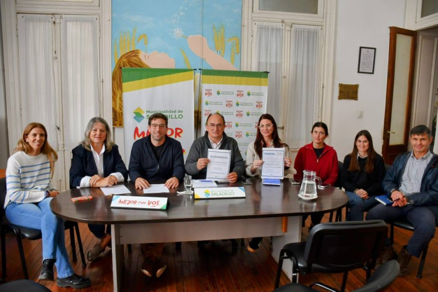 Saladillo | Anunciaron la apertura del Plan 13 viviendas