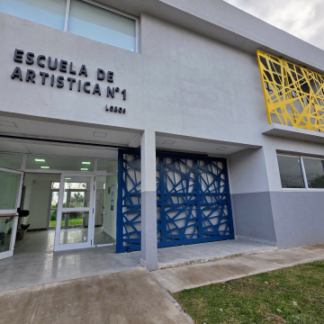 Lobos | Se inauguró el nuevo edificio de la Escuela de Educación Artística N°1