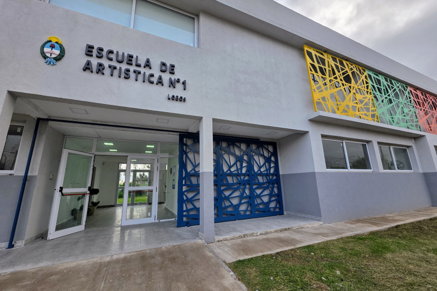 Lobos | Se inauguró el nuevo edificio de la Escuela de Educación Artística N°1