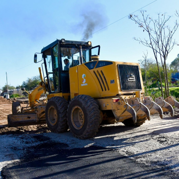 La Plata | Alak dio inicio al plan de obras públicas en Hernández