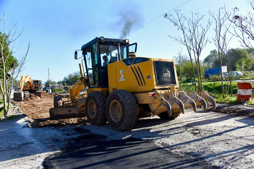 La Plata | Alak dio inicio al plan de obras públicas en Hernández