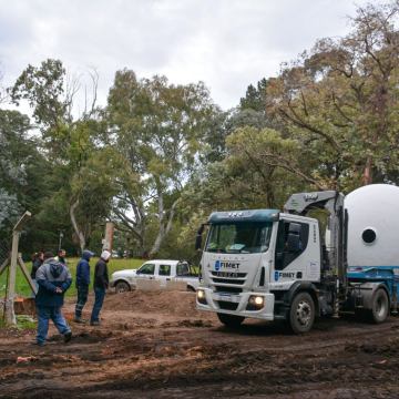 Benito Juárez | Avanzan las obras de la nueva red de agua potable en Villa Cacique