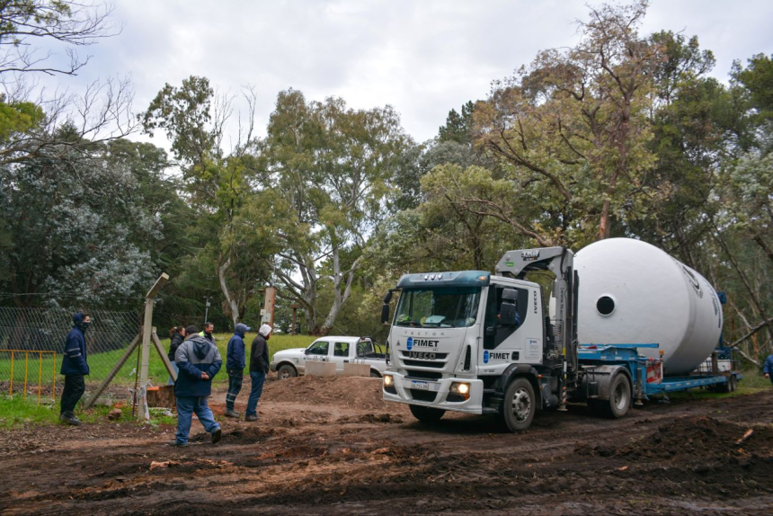 Benito Juárez | Avanzan las obras de la nueva red de agua potable en Villa Cacique