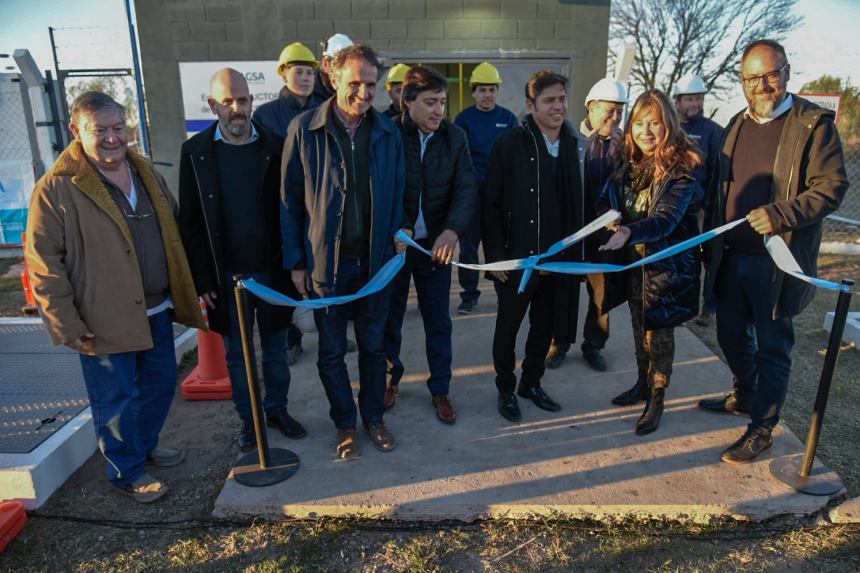 Daireaux | Se inauguró el nuevo gasoducto que potencia la red de gas natural
