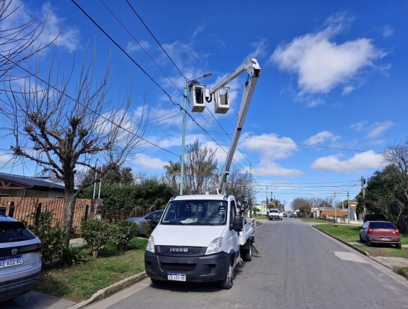 image Ramallo | Buscan completar la modernización del alumbrado público con nuevas luces LED