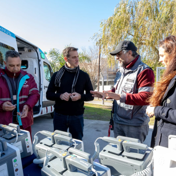 Lanús | El Municipio adquirió equipamiento para el sistema de emergencias de salud