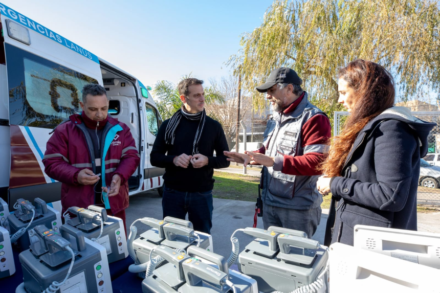 Lanús | El Municipio adquirió equipamiento para el sistema de emergencias de salud