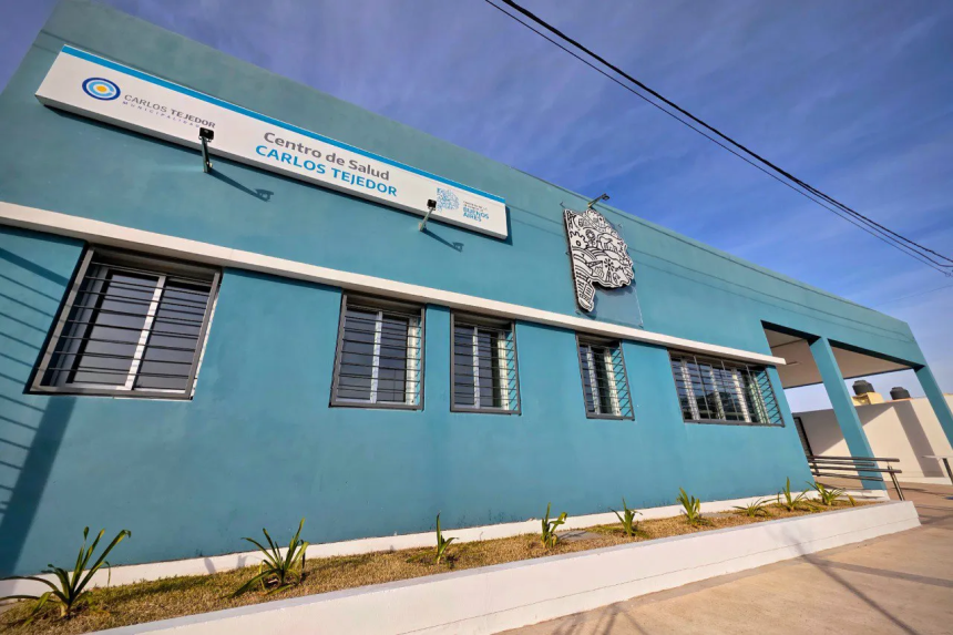 Carlos Tejedor | Se inauguró el nuevo CAPS en el barrio Néstor Kirchner