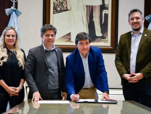 BAP Daireaux | Acerbo firmaba un convenio con Kicillof y el Banco Provincia para adquirir vehículos