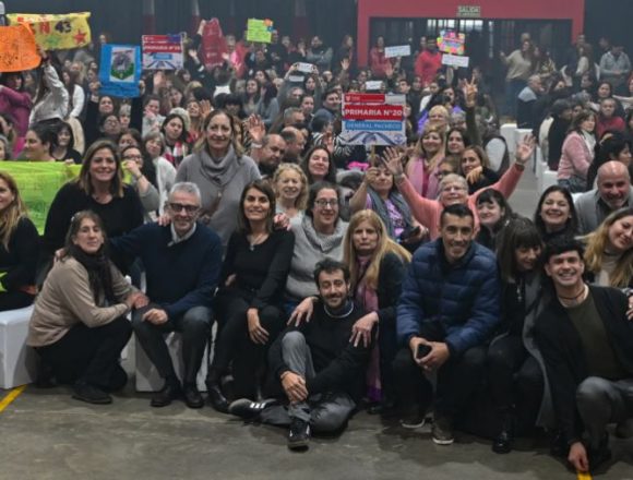 BAP Tigre | Zamora reconoció a auxiliares de la educación en un encuentro en Troncos del Talar