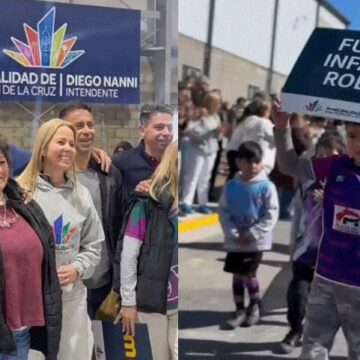 Exaltación de la Cruz | inauguraron el Polideportivo Municipal y entregaron pases multimodales