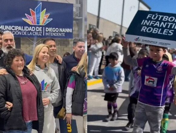 Exaltación de la Cruz | inauguraron el Polideportivo Municipal y entregaron pases multimodales