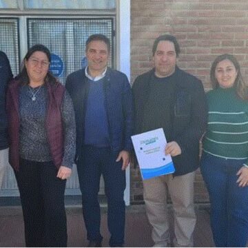 General Pinto | subsidio para la Escuela Técnica, material deportivo a clubes y un recorrido en bicicleta por siete pueblos
