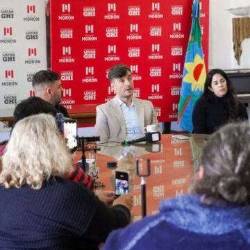 Morón | Ghi anunció obras de infraestructura y afirmó que el Estado será clave para completarlas