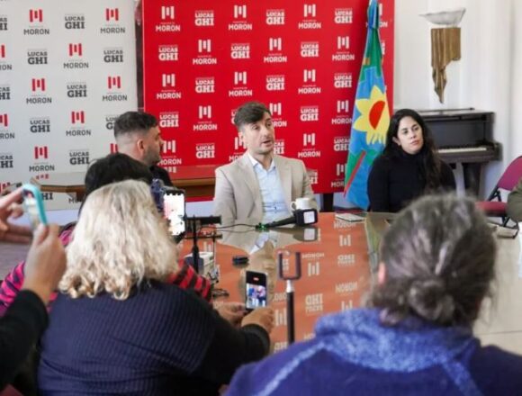 Morón | Ghi anunció obras de infraestructura y afirmó que el Estado será clave para completarlas