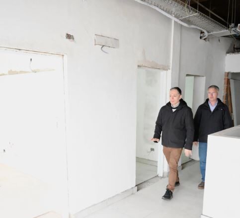 Esteban Echeverría | avanzaban las obras en la nueva Unidad Sanitaria N°25