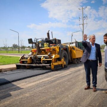 Pergamino | avanzan obras de pavimentación y acordaron un aumento salarial del 4% con municipales