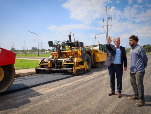 Pergamino | avanzan obras de pavimentación y acordaron un aumento salarial del 4% con municipales